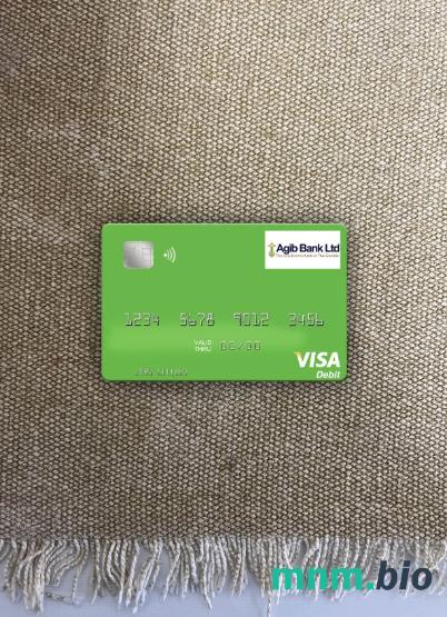 Gambia Arab Gambia Islamic bank visa obciążyć card wygląd fotograficzny skan PSD + zdjęcie